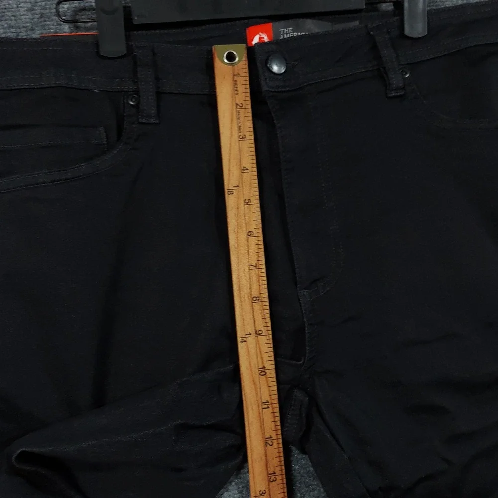 The American Outdoorsman Pants Men 36x30 (Fits 36x29) Phantom Black 5-Pocket